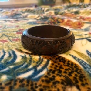 South African 🐘🦒🐒 authentic wooden bangle bracelet
